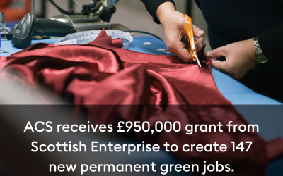 Funding boost helps ACS increase sustainability and create green jobs