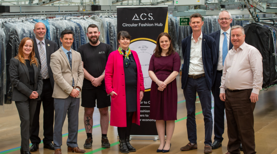 Ministerial Visit onsite at the ACS Circular Fashion Hub